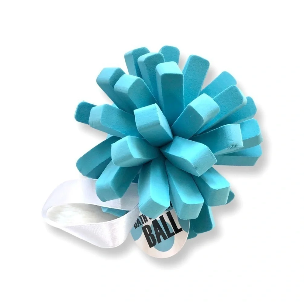 🔴 5 for $10 ONE B NO 9 Bungalow Beauty Blue Bath & Shower Ball Latex Free